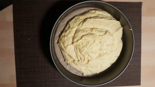 Backidee für Kuchen mit Blaubeeren und Mandarinen